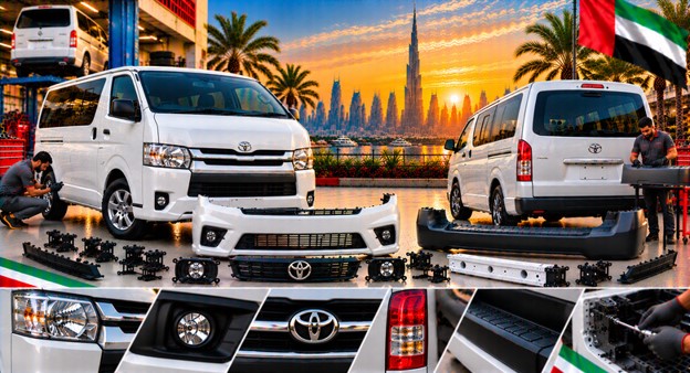 Toyota Hiace replacement bumper assembly for compatible models