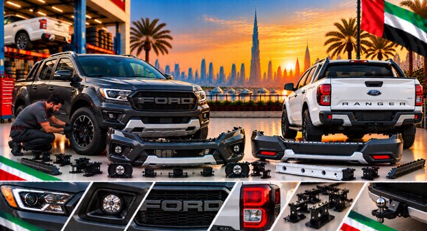 Ford Ranger rear bumper for vehicle repair and replacement