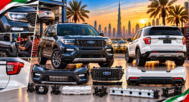 Replacement front bumper for Ford Explorer in the UAE