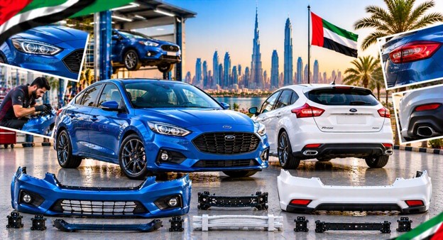 Replacement front bumper for Ford Focus in the UAE