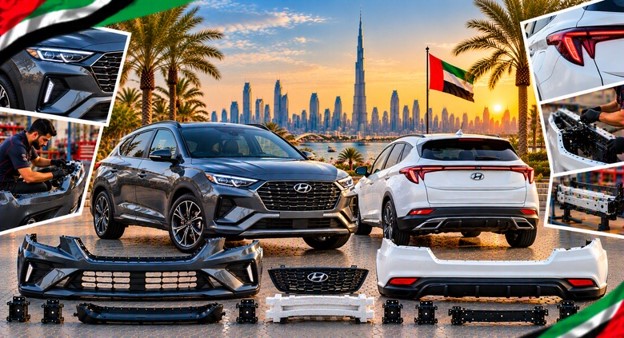 Replacement front bumper for Hyundai Tucson in the UAE
