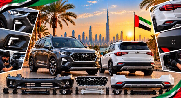 Replacement front bumper for Hyundai Santa Fe in the UAE