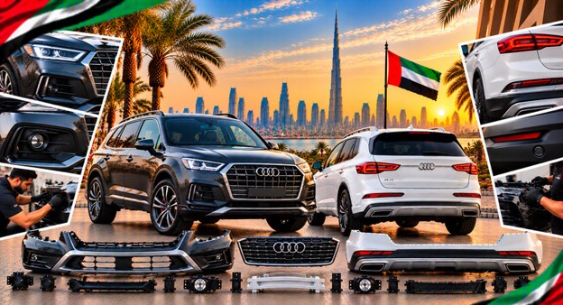 Replacement front bumper for Audi Q7 in the UAE