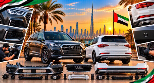 Audi Q7 rear bumper for vehicle repair and replacement