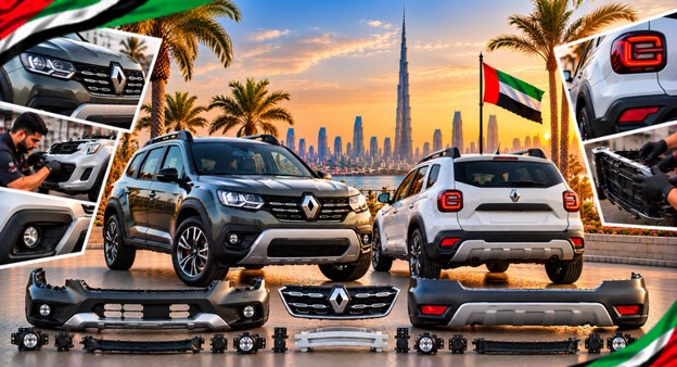 Replacement front bumper for Renault Duster in the UAE