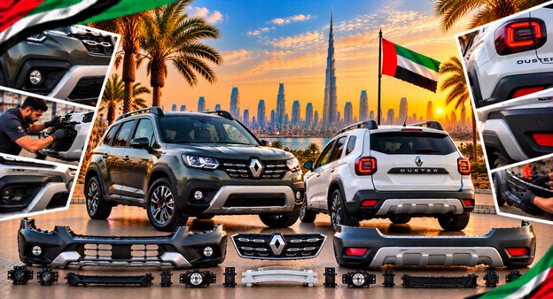 Renault Duster rear bumper for vehicle repair and replacement