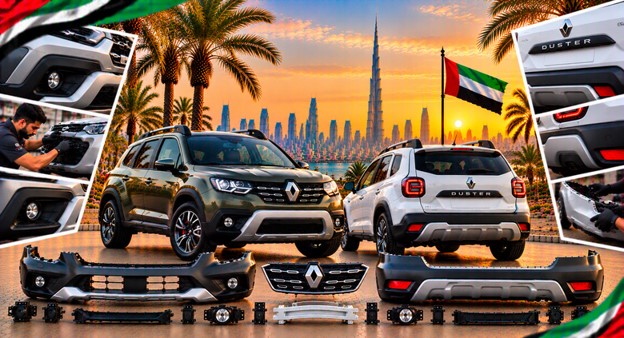 Renault Duster replacement bumper assembly for compatible models