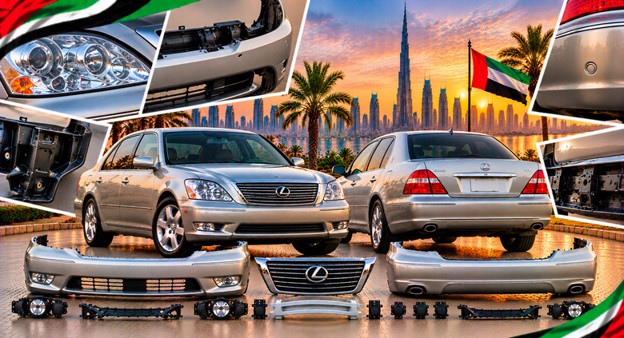 Lexus LS430 rear bumper for vehicle repair and replacement