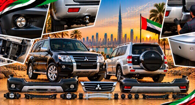 Mitsubishi Pajero rear bumper for vehicle repair and replacement