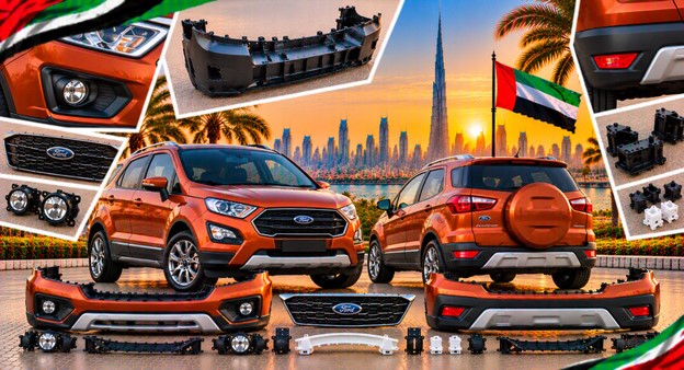 Ford EcoSport rear bumper for vehicle repair and replacement
