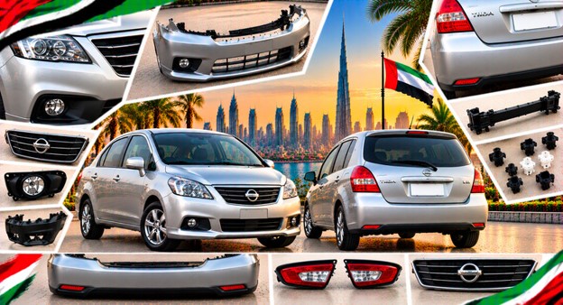 Nissan Tiida rear bumper for vehicle repair and replacement