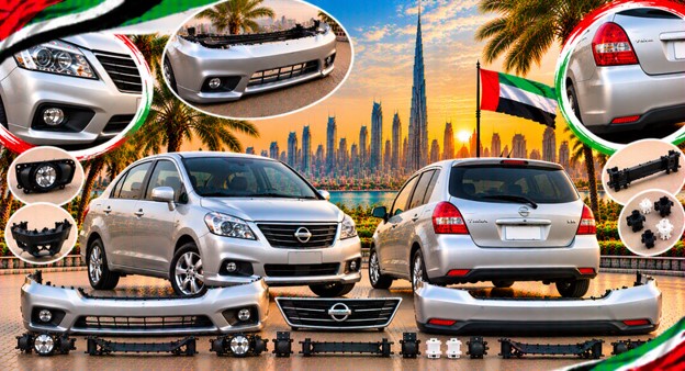 Nissan Tiida replacement bumper assembly for compatible models