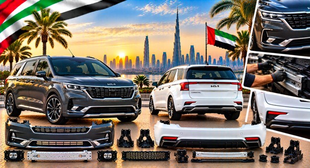Replacement front bumper for Kia Carnival in the UAE