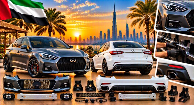 Infiniti Q50 replacement bumper assembly for compatible models