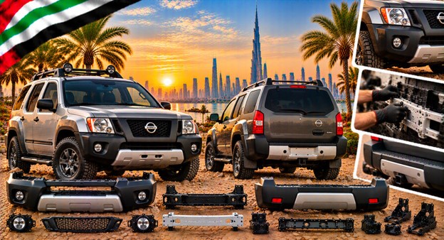 Replacement front bumper for Nissan Xterra in the UAE