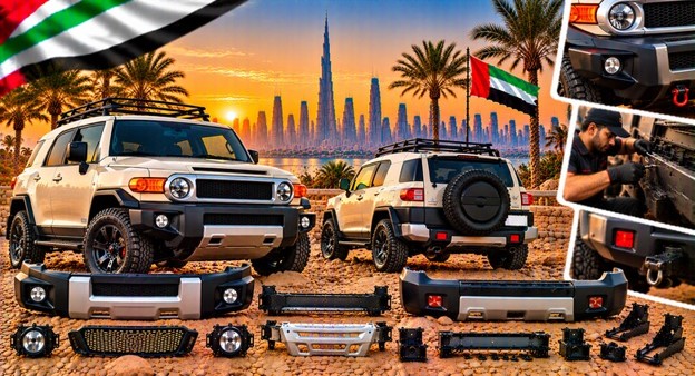 Toyota FJ Cruiser replacement bumper assembly for compatible models
