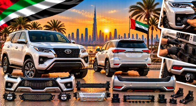 Toyota Fortuner rear bumper for vehicle repair and replacement