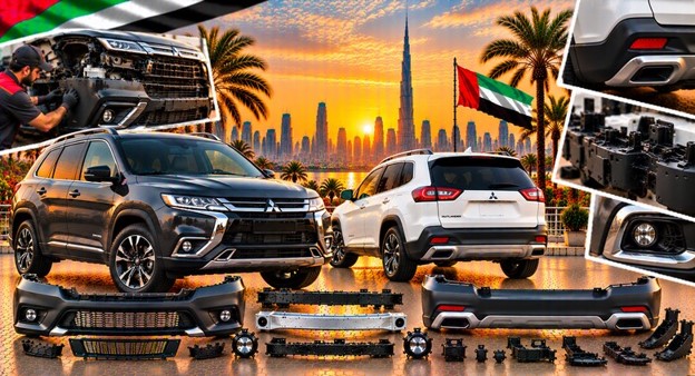 Mitsubishi Outlander rear bumper for vehicle repair and replacement