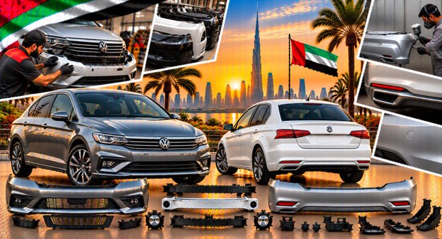 Volkswagen Passat rear bumper for vehicle repair and replacement