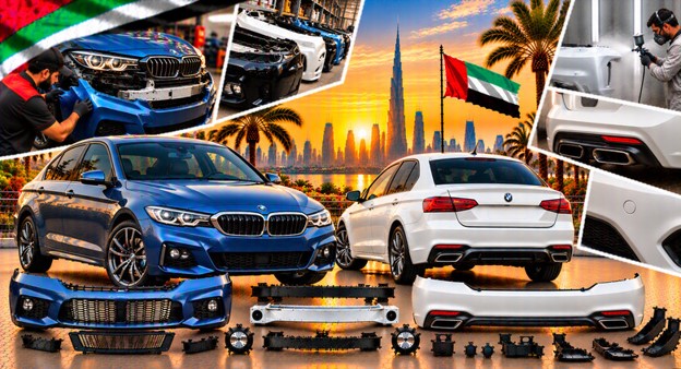 BMW 320i replacement bumper assembly for compatible models