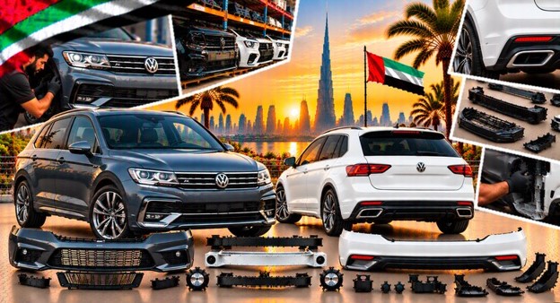 Replacement front bumper for Volkswagen Tiguan in the UAE