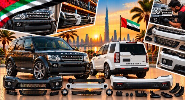 Replacement front bumper for Land Rover Discovery 4 in the UAE