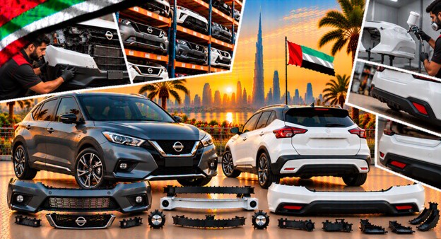 Nissan Kicks rear bumper for vehicle repair and replacement