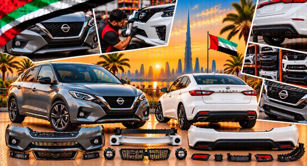 Replacement front bumper for Nissan Sentra in the UAE