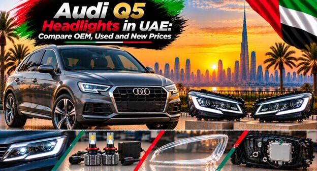 Audi Q5 headlights for replacement in the UAE