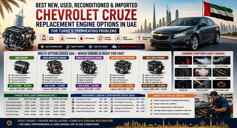 Replacement Chevrolet Cruze Engines