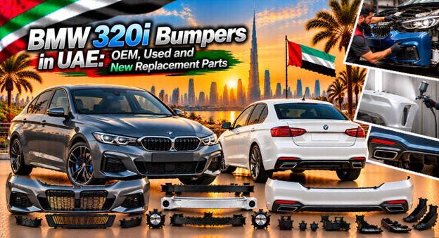 BMW 320i bumpers available in the UAE for replacement