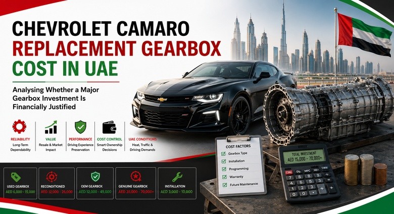 Replacement Chevrolet Camaro Gearboxes