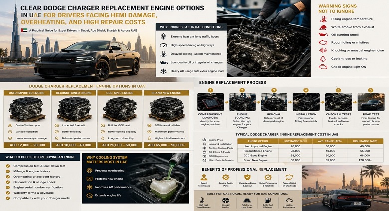 Replacement Dodge Charger Engines