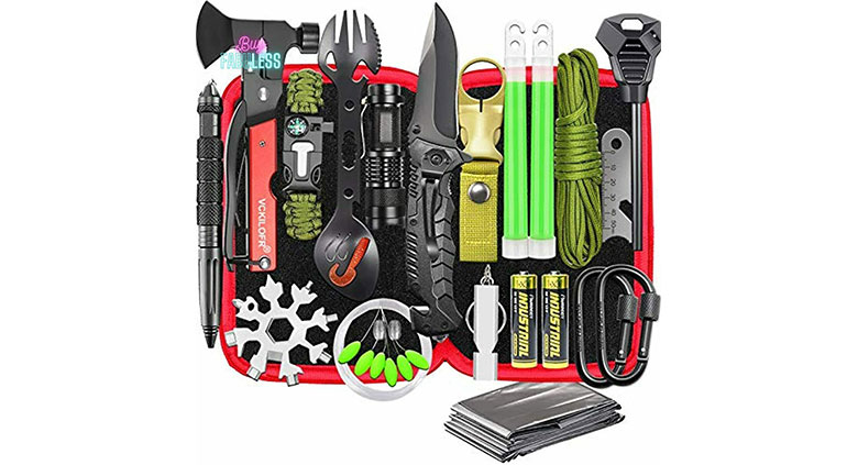 Professional Camping Survival Gear and Equipment Kit