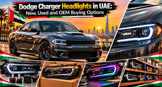 Dodge Charger headlights for replacement in the UAE