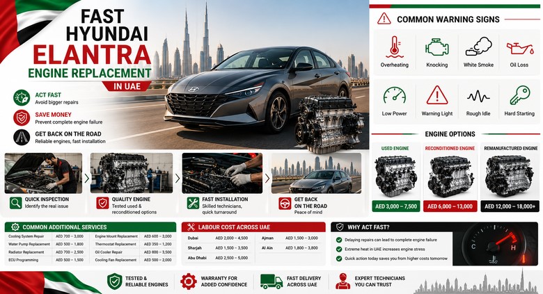 Replacement Hyundai Elantra Engines