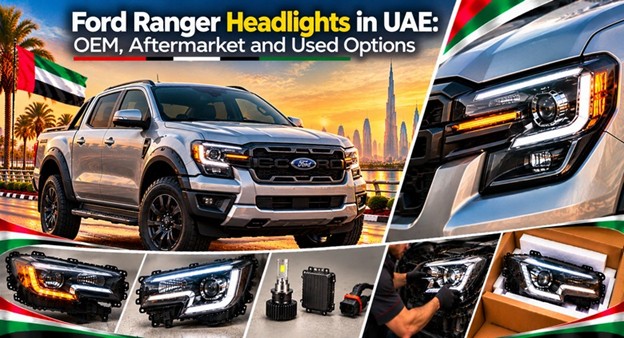 Ford Ranger headlights for replacement in the UAE