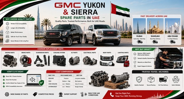 GMC Spare Parts in UAE