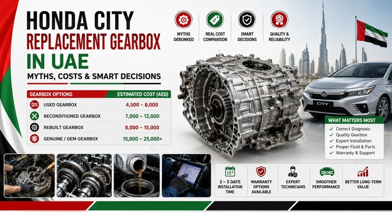 Replacement Honda City Gearboxes