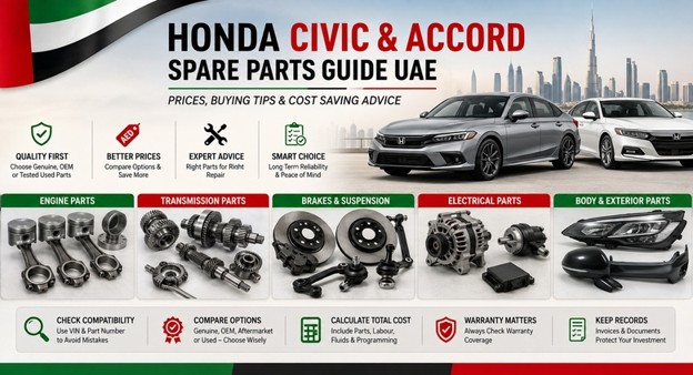 Honda Spare Parts in UAE
