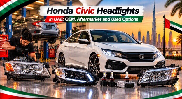 Honda Civic headlights for replacement in the UAE