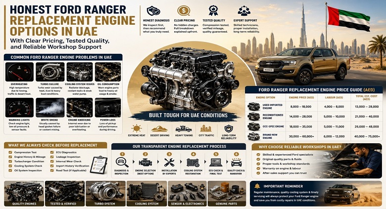 Replacement Ford Ranger Engines