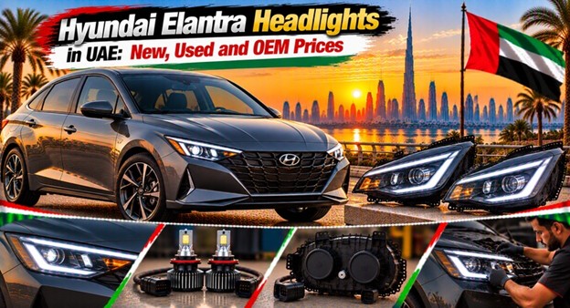 Hyundai Elantra/Avante headlights for replacement in the UAE