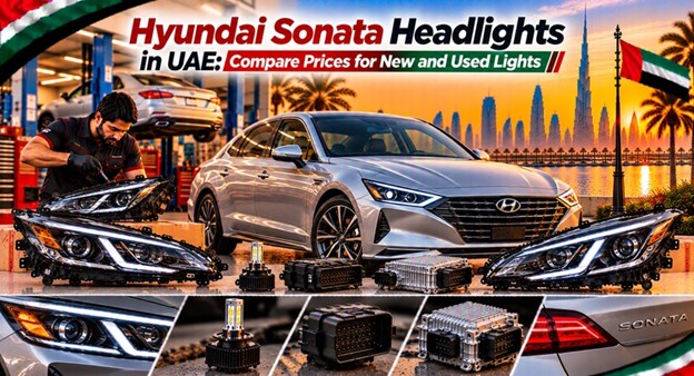 Hyundai Sonata headlights for replacement in the UAE