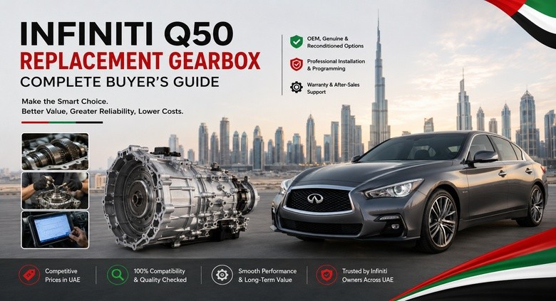 Replacement Infiniti Q50 Gearboxes