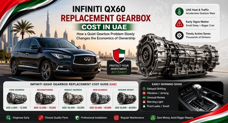 Replacement Infiniti QX60 Gearboxes