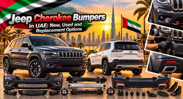 Jeep Cherokee bumpers available in the UAE for replacement