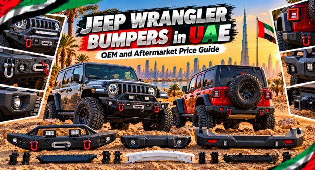 Jeep Wrangler bumpers available in the UAE for replacement