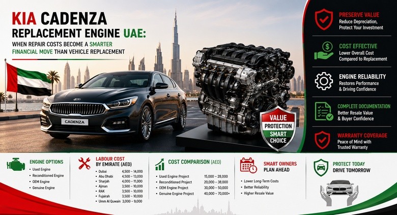 Replacement Kia Cadenza Engines