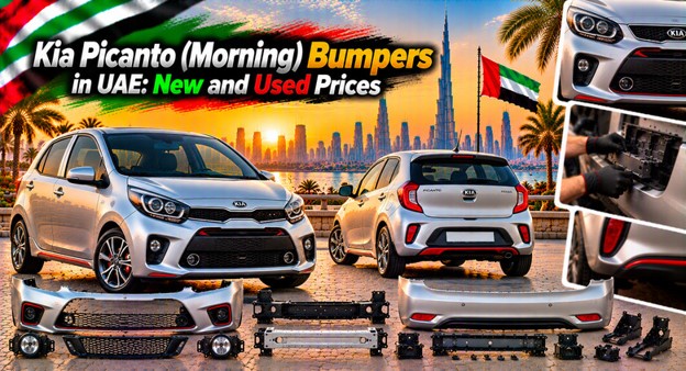 Kia Picanto (Morning) bumpers available in the UAE for replacement